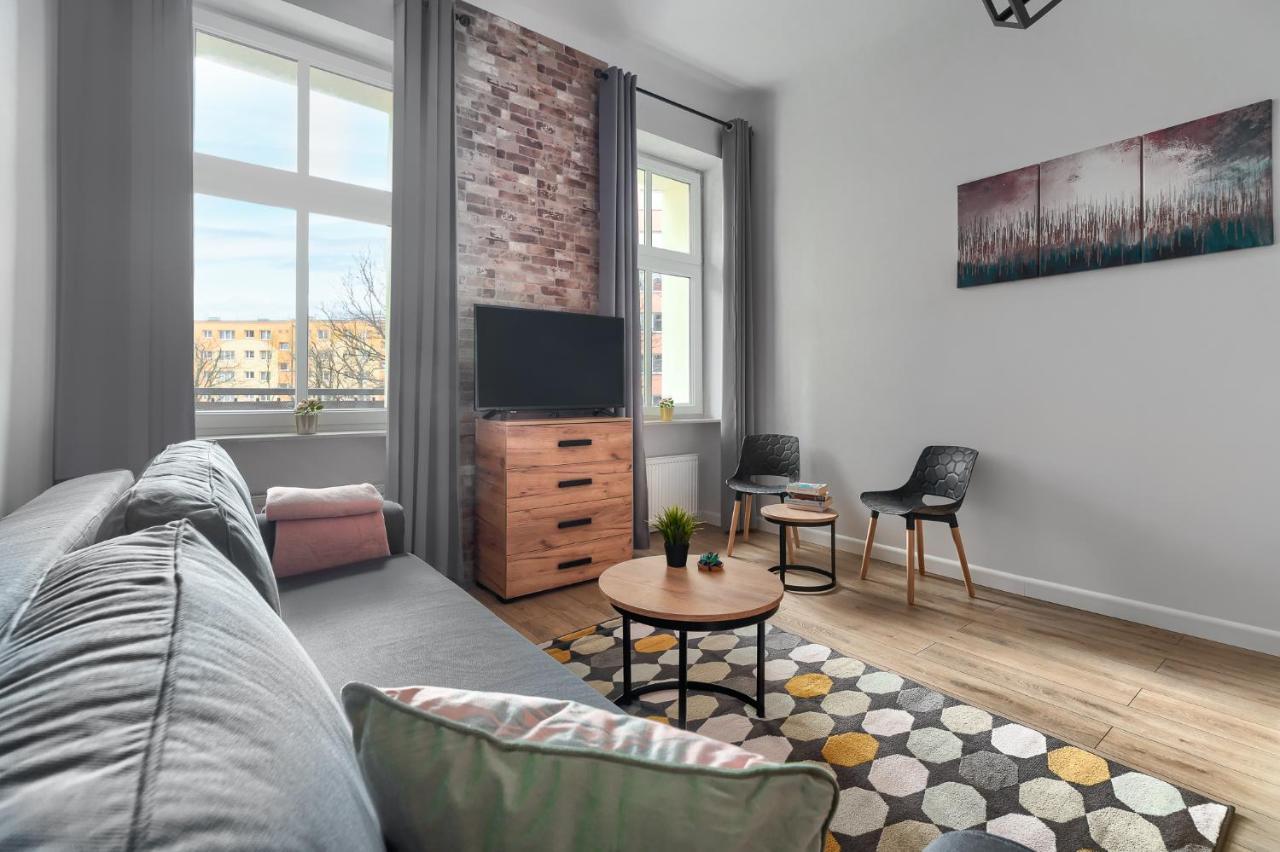 Margi Eos Apartament Large & Balcony Leilighet Szczecin Eksteriør bilde
