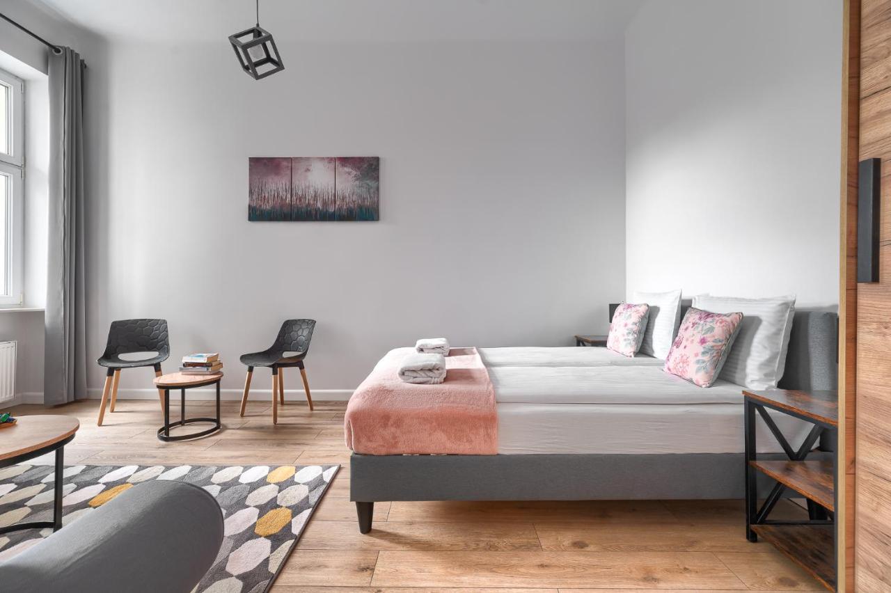 Margi Eos Apartament Large & Balcony Leilighet Szczecin Eksteriør bilde